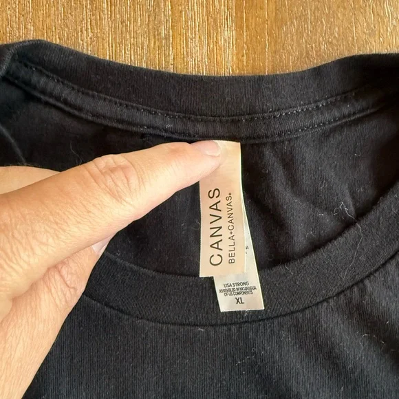 Bella Canvas Black T-Shirt NWOT - Picture 3 of 3